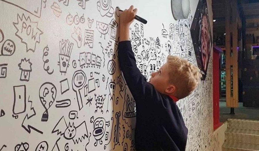 How to stop kids from drawing on walls?