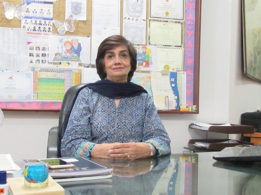 Saeeda Salim is the Director and Principal - School of International Studies in Sciences & Arts (SISA)