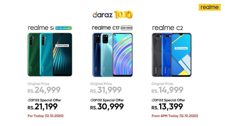 10.10 Sale offers live at realme™s official store on Daraz