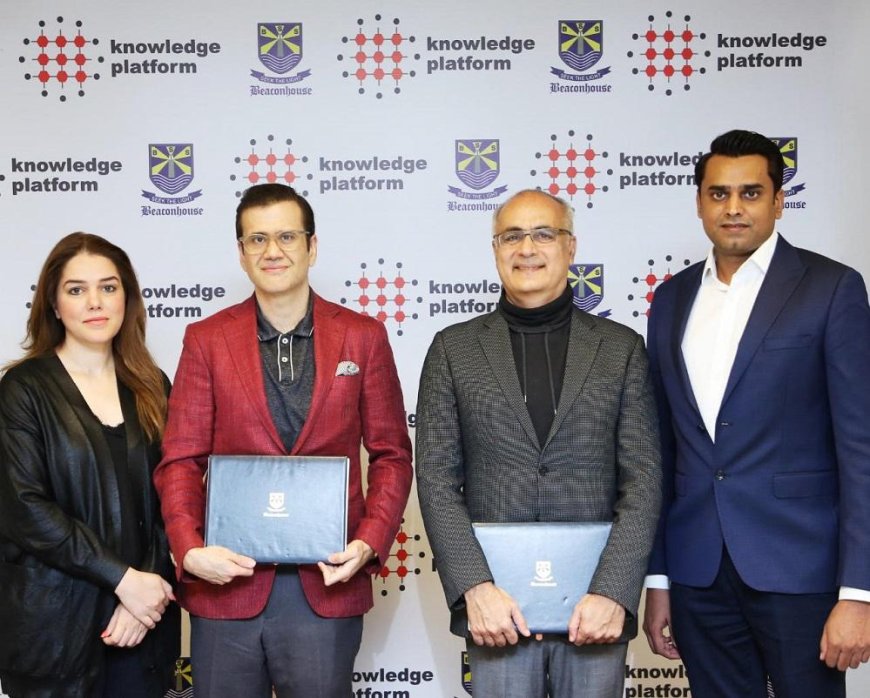 Beaconhouse and Knowledge Platform Sign Education Technology Deal for 100,000 Students