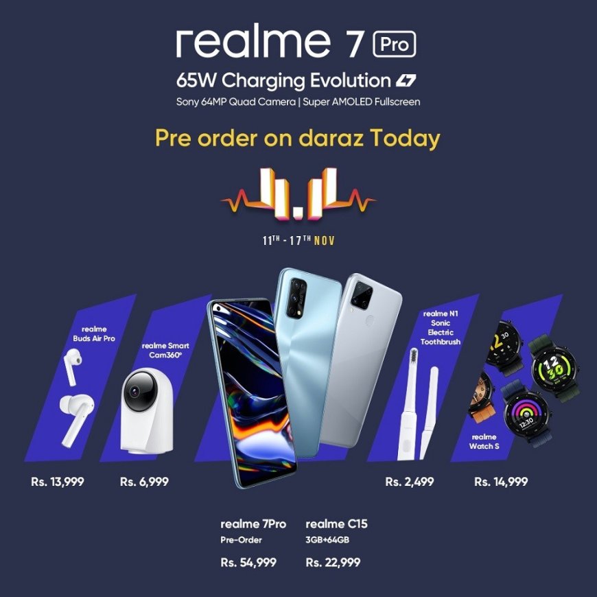 realme launches 2 + 4 new products counting 7 Pro “ the fastest charging phone with 65 W Super Dart Charge at the most afforable price of Rs. 54,999