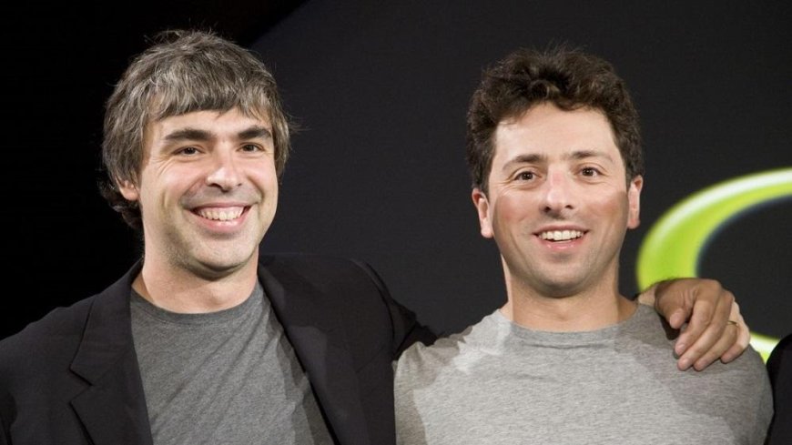 Founder of Google Larry Page and Sergey Brin