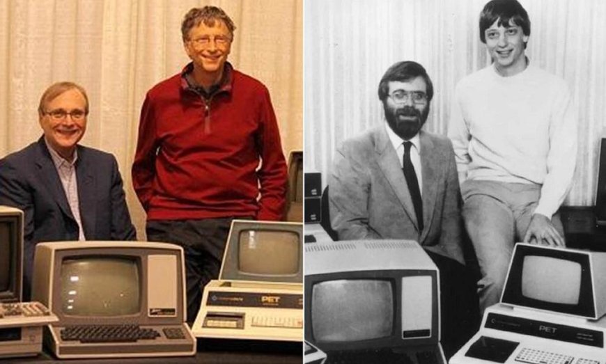 Founder of Microsoft Bill Gates and Paul Allen