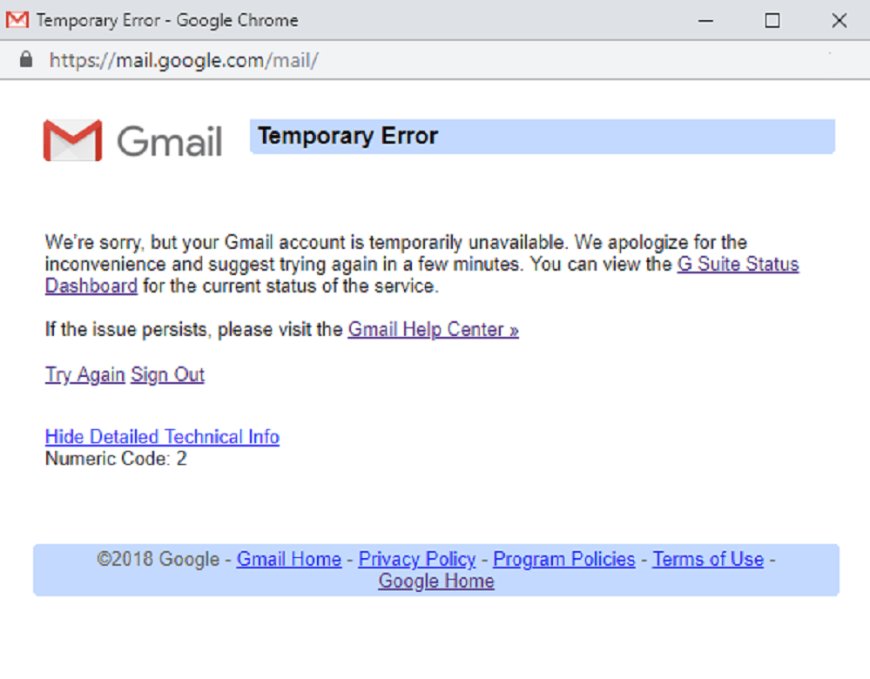 Is Gmail Down Right Now in December 2020?
