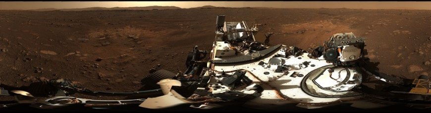 NASA Perseverance Rover Gives High-Definition Panoramic View of Landing Site