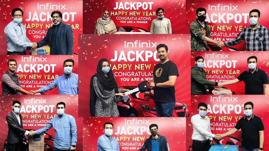Infinix announces the winners of most fan followed Infinix Jackpot campaign