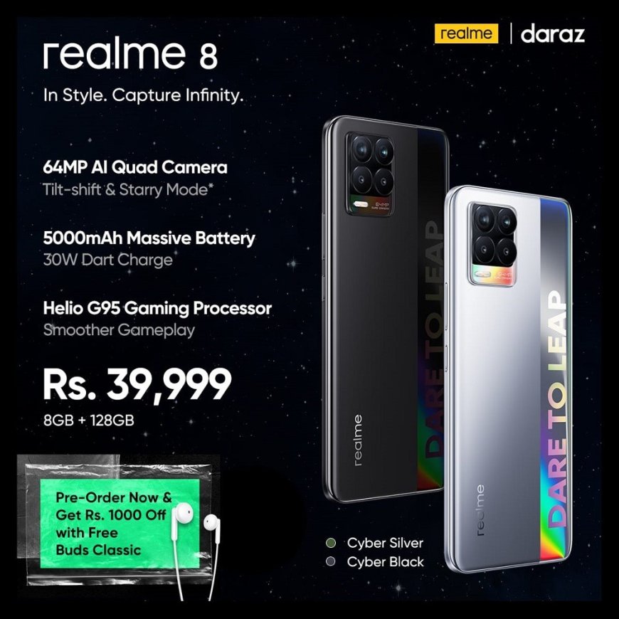 The Powerful Gaming phone, realme 8 is here with MediaTek Helio G95 Chipset and the First-ever Gaming Pro Kit