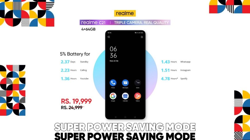 Quality and Affordability “ realme C21 is the Best Buy at PKR19,999/-