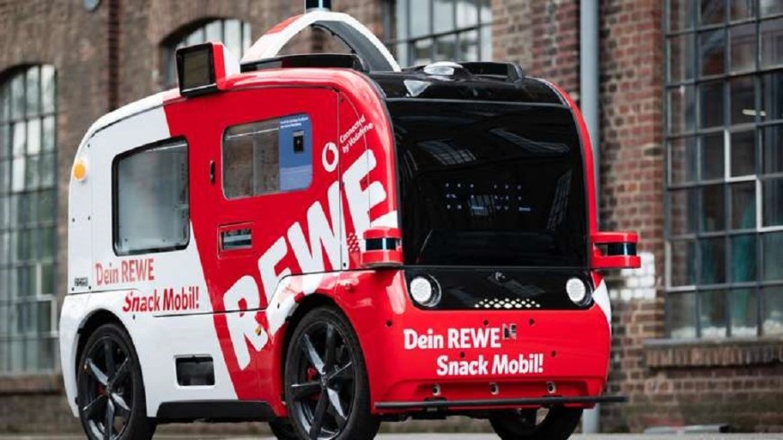 The first autonomous supermarket in Europe is a vending machine with wheels that is already circulating in Germany