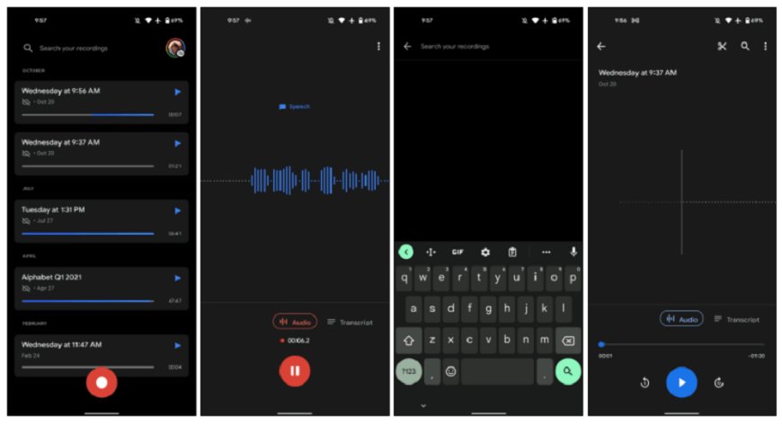 Google Recorder receives Material You: it already supports German, French and Japanese on the Pixel 6