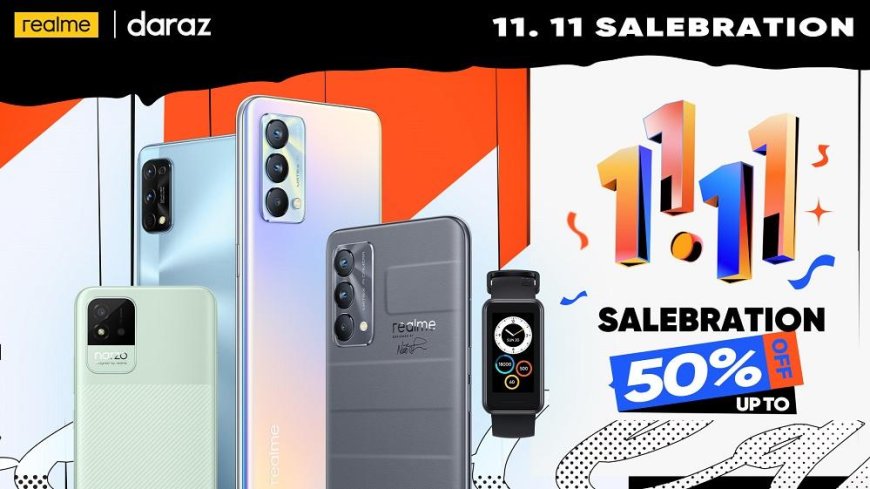 realme Saves the Date for the launch of realme GT Master Edition and 11.11 Salebration on Daraz