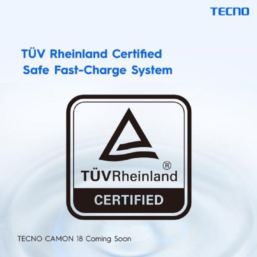 TECNO CAMON 18 Premier to come with TÃœV Rheinland Certification