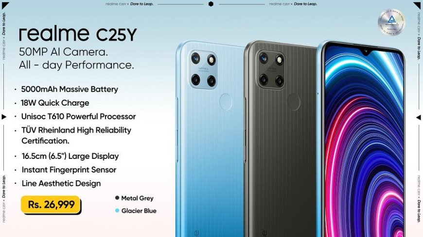 realme Brings Yet Another Quality King “ the realme C25Y for PKR 26,999/-