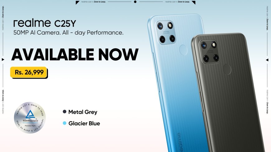 realme™s Quality Expert “ the realme C25Y Rolls Out in the Market Today   
