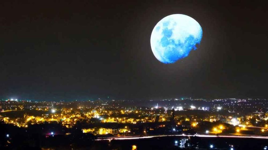 Spectacular Super Blue Moon Viewing, including Pakistan, Captivates Worldwide Attention